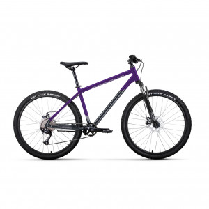 Велосипед Forward APACHE 29 2.0 D фиолетовый/темно-серый рама 17&quot; (2023) 