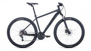Велосипед Forward APACHE 29 3.0 HD черный матовый/черный 17&quot; (2022) 