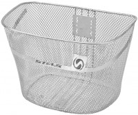 Велокорзина передняя Stels JL-044-2 для 28", стальная, серебристая