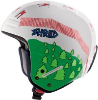 Шлем Shred Basher Ultimate Mr GS white/green