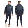 Гидрокуртка мужская с капюшоном Jetpilot Heatseeker Tour Coat black S25 (250100) - Гидрокуртка мужская с капюшоном Jetpilot Heatseeker Tour Coat black S25 (250100)