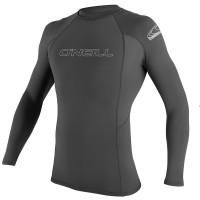 Гидромайка мужская длинный рукав O'Neill BASIC SKINS L/S RASH GUARD GRAPHITE S21 (3342 009)