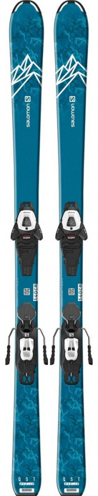 Горные лыжи Salomon E QST MAX Jr M (130) + крепления C5 GW (2022)