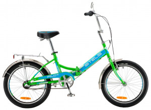 Велосипед Stels Pilot-430 20&quot; V010 зеленый/голубой (2018) 
