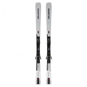 Горные лыжи Salomon S/Max 12 silver met./bl./wh. + крепл. MI12 GW F80 belluga met./bl. (2025) 