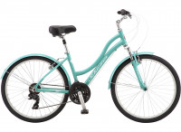 Велосипед Schwinn SUBURBAN DELUXE WOMEN 26" голубой Рама M (17.5") (2022)