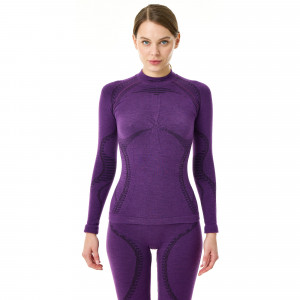 Футболка женская с длинным рукавом Accapi Ergowool Long Sleeve Shirt lent/black (WA711-3999) 