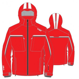 Горнолыжная куртка Vist UNLIMITED INS.SKI JACKET UNISEX ruby-white-black AM0099 