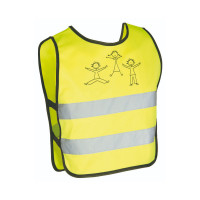 Жилет M-WAVE 5-120914 световозвращ. детский универс. XXS-XS салатовый с рисунком Жилет M-WAVE 5-120914 световозвращ. детский универс. XXS-XS салатовый с рисунком