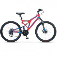 Велосипед Stels Mustang MD 24" Z010 (м) красный/черный рама: 16" (2025)