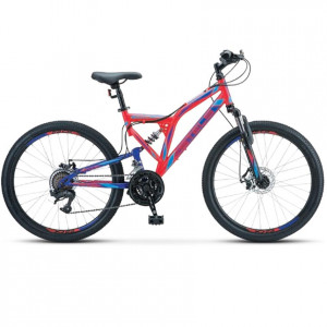 Велосипед Stels Mustang MD 24&quot; Z010 (м) красный/черный рама: 16&quot; (2025) 