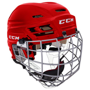 Шлем с маской CCM Tacks 110 Combo SR red 