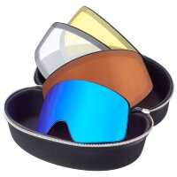 Набор 4 линзы для маски HORIZON LENS KIT blue, orange, yellow, clear (2022)