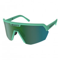 Очки Scott Sport Shield soft teal green/green chrome