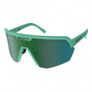 Очки Scott Sport Shield soft teal green/green chrome 