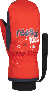 Варежки Reusch Kids Fire Red/Dress Blue/White