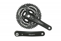 Система Prowheel Swift-251*175 mm, (48/38/28) AL-6061-T6, Chainline: 50, BCD: 104/64, под квадрат, черные