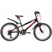 Велосипед Novatrack Racer 20" черный (2020)