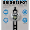 Фонарь передний Oxford BrightSpot LED Front Light серебристый - Фонарь передний Oxford BrightSpot LED Front Light серебристый
