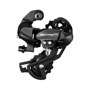 Суппорт/перекл. зад. SHIMANO 2-720319 TOURNEY, TX800, 7/8 скоростей, крепление на петух, черный  SGS ERDTX800SGSL 