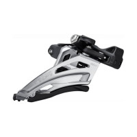 Суппорт/перекл. перед. SHIMANO 2-8241 DEORE KFDM5100MM4 верх. тяга. хомут 34,9мм с переходником 31,8-28.6мм Chain line: 48.8/51.8 мм. 66-69`