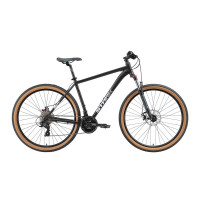 Велосипед Stark Indy 29.1 D черный матовый/белый призрак рама: XL (22") (2025)