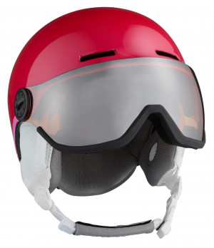 Шлем Salomon GROM VISOR glossy pink (2020) 