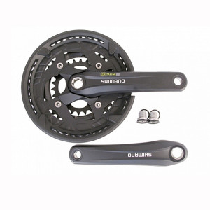 Шатуны 1/2&quot;х3/32&quot; 26/36/48 зуб. 170мм FC-T4010 Alivio SHIMANO алюминий чёрные 