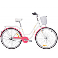 Велосипед Aist Avenue 26" бело-розовый рама: 17" (2026)