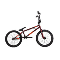 Велосипед Stark Madness BMX 3 20" бордовый/оранжевый/черный (2025)