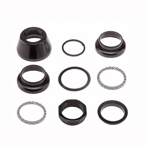 Детали рулевой колонки 1-1/8&quot; резьбовая FEIMIN FP-H803A стальная черная 