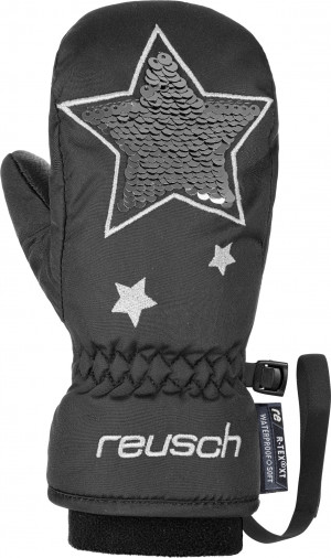 Варежки горнолыжные Reusch Halley R-Tex XT Mitten Black/Silver (2022) 