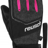 Перчатки горнолыжные Reusch Torby R-Tex XT Junior black melange/black/very berry - Перчатки горнолыжные Reusch Torby R-Tex XT Junior black melange/black/very berry
