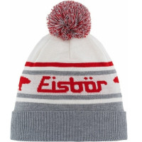 Шапка Eisbär Chani OS Pompon MÜ grey/white/red (30885-306)