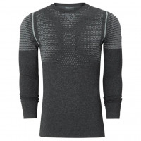 Футболка компрессионная Bauer Elite Seamless Base Layer Top S22 SR grey (1060532)