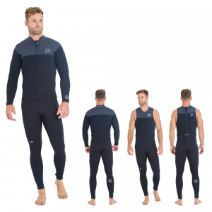 Гидрокостюм мужской + гидрокуртка Jetpilot Venture John + Jacket black S25 (250130) 