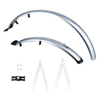 Комплект крыльев Oxford 26" ATB City Type 60mm Mudguards Silver