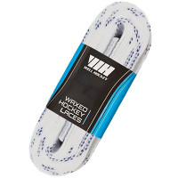 Шнурки хоккейные с пропиткой Well Hockey Skate Laces Waxed White