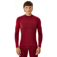 Футболка мужская с длинным рукавом Accapi Ergowool Long Sleeve Shirt burgundy/black (WA701-5499) Футболка мужская с длинным рукавом Accapi Ergowool Long Sleeve Shirt burgundy/black (WA701-5499)