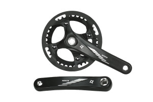 Система PROWHEEL ZEPHYR-236A, 36T*165MM, FAT, AL-6061-T6, под квадрат, CHAINLINE: 76,5, BCD: 104, черный 