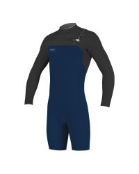 Гидрокостюм мужской короткий длинный рукав O'Neill HYPERFREAK 2MM CHEST ZIP L/S SPRING ABYSS/GRAPHITE (2019)