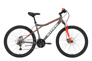 Велосипед Stark Slash 26.1 D Steel серый/красный Рама: 14.5&quot; (2022) 