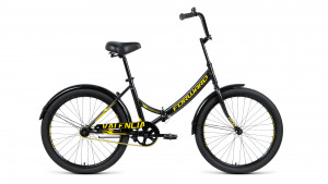 Велосипед Forward Valencia 24 X черный/золотой (2021) 