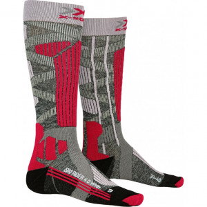 Носки X-Socks Ski Rider 4.0 Women G233 stone grey melange/pink 