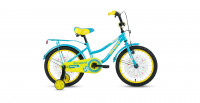 Велосипед Forward FUNKY 18 бирюзовый\желтый (2021)