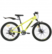 Велосипед Nameless J4200D 24" желтый/черный рама: 12.5" (2026)