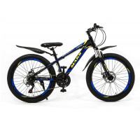 Велосипед Maks Cross MD 26 черный/синий рама: 19"