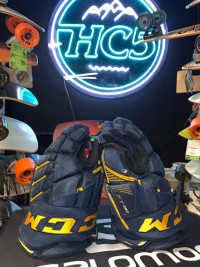 Перчатки CCM JetSpeed FT390 SR NVSF размер 14 (хорошее состояние, новые ладошки)