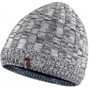 Шапка водонепроницаемая DexShell Heathered Rib Knit Beanie серая DH32405SSN 