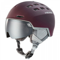 Шлем с визором Head Rachel 5K + SpareLens Burgundy (2022)